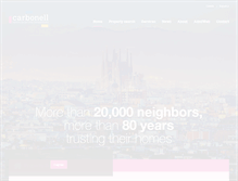 Tablet Screenshot of carbonell.com